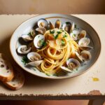 Spaghetti with Clams and Bottarga